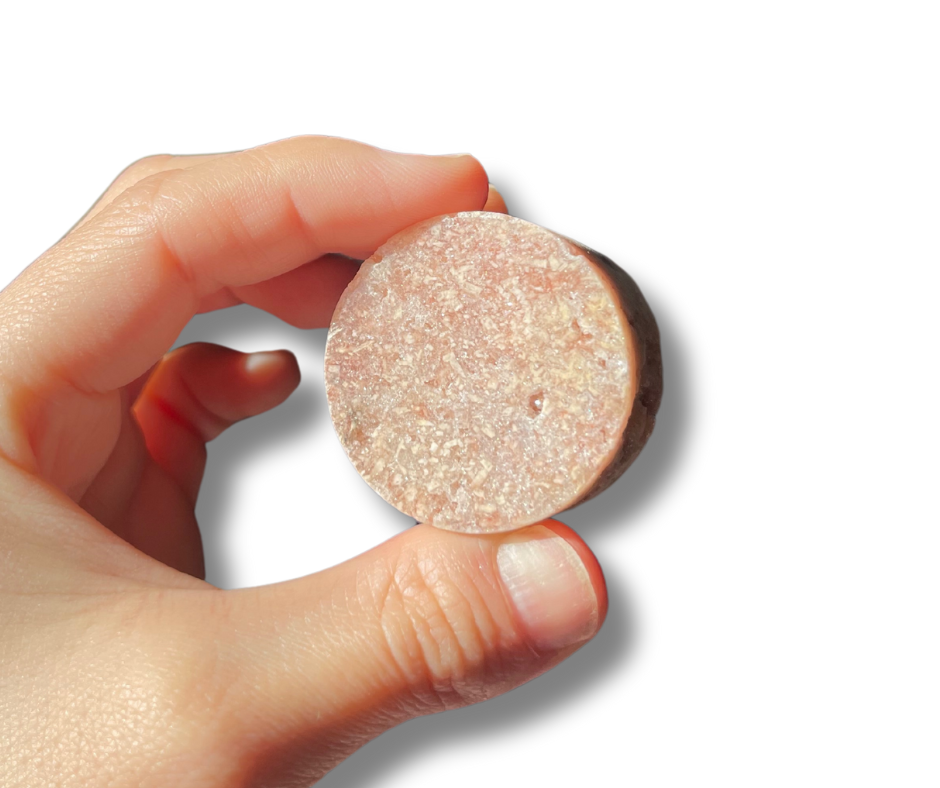 Druzy Pink Amethyst Disc E