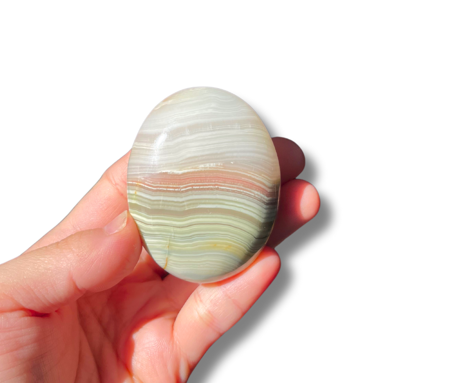 Pink Banded Onyx Palm A