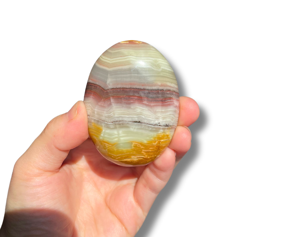 Pink Banded Onyx Palm B