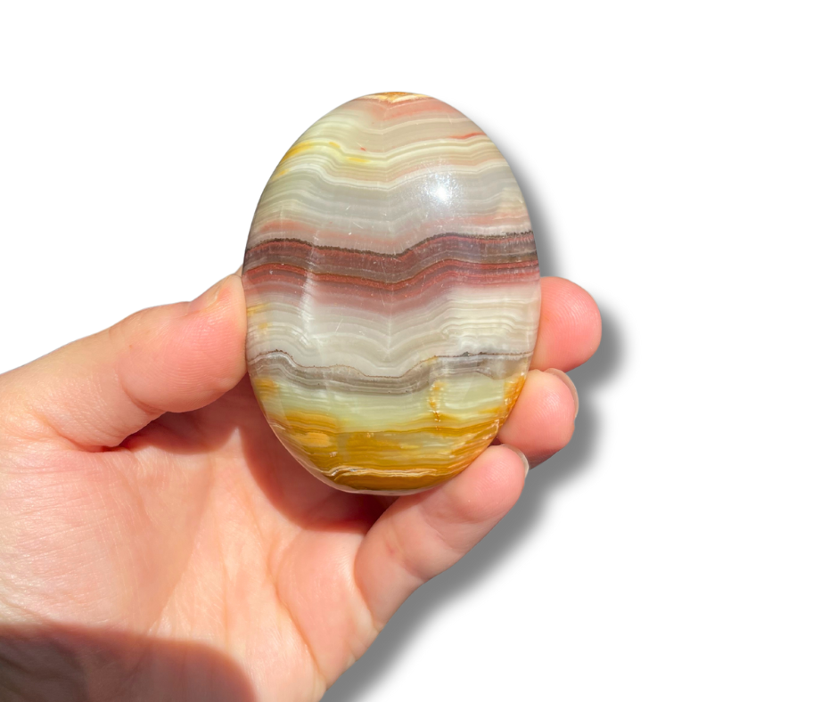 Pink Banded Onyx Palm B