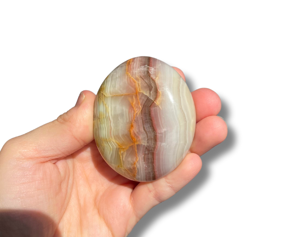 Pink Banded Onyx Palm C