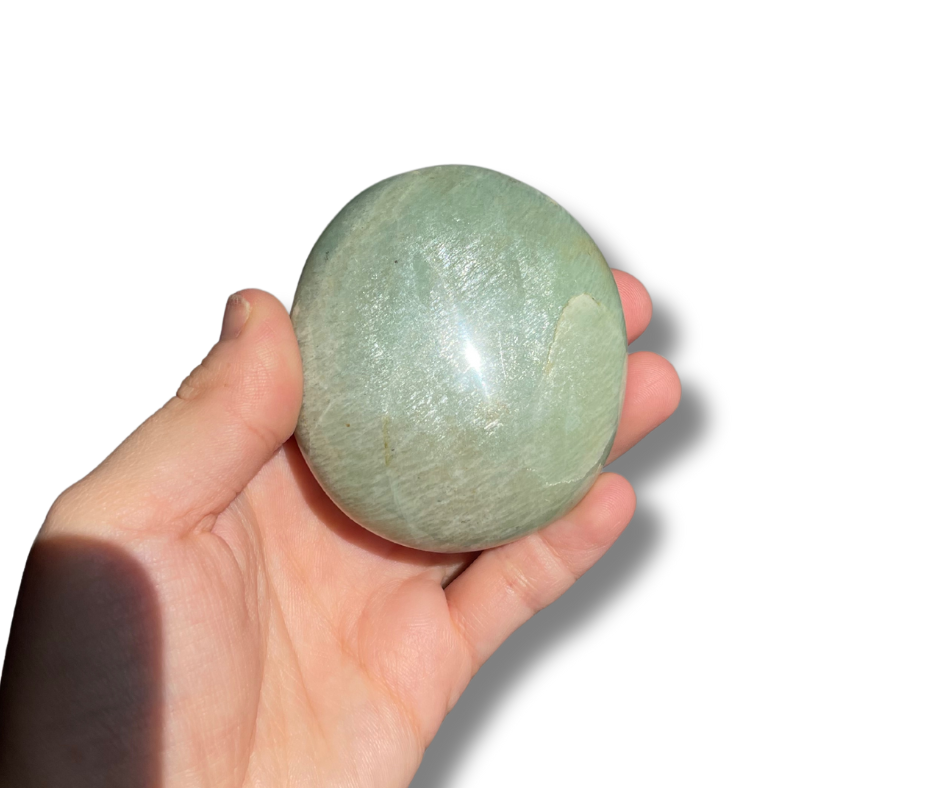 Large Green Moonstone Palm A