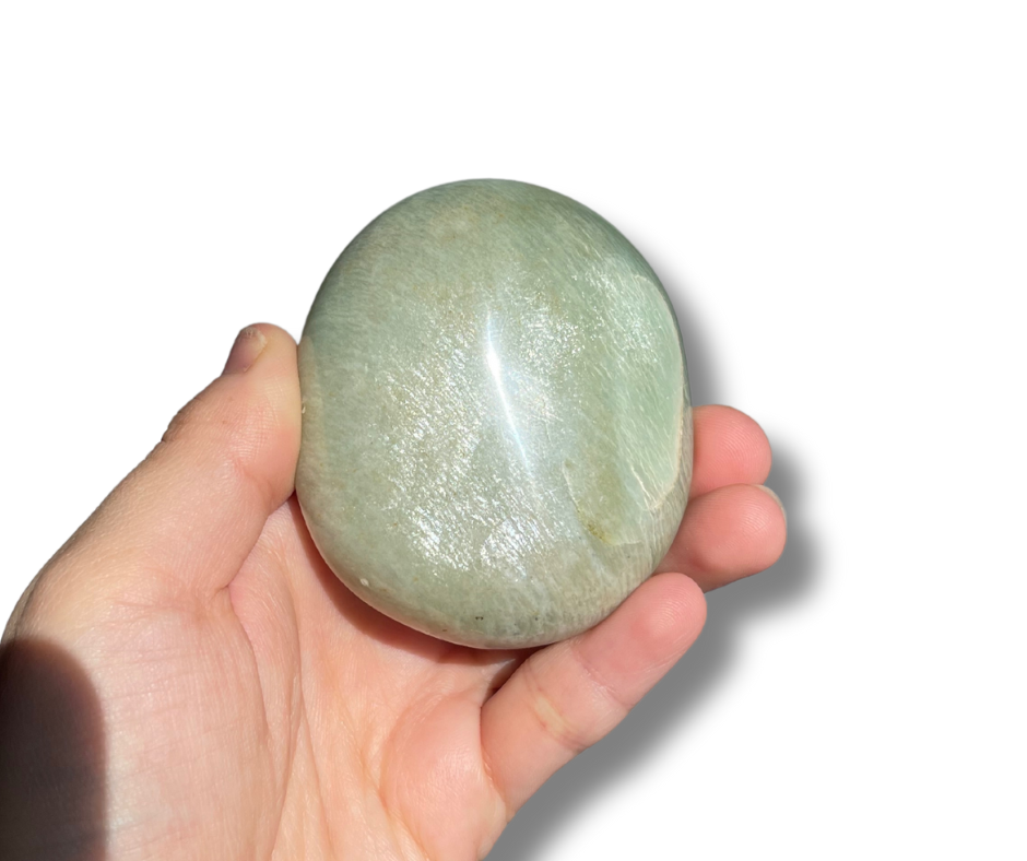 Large Green Moonstone Palm A