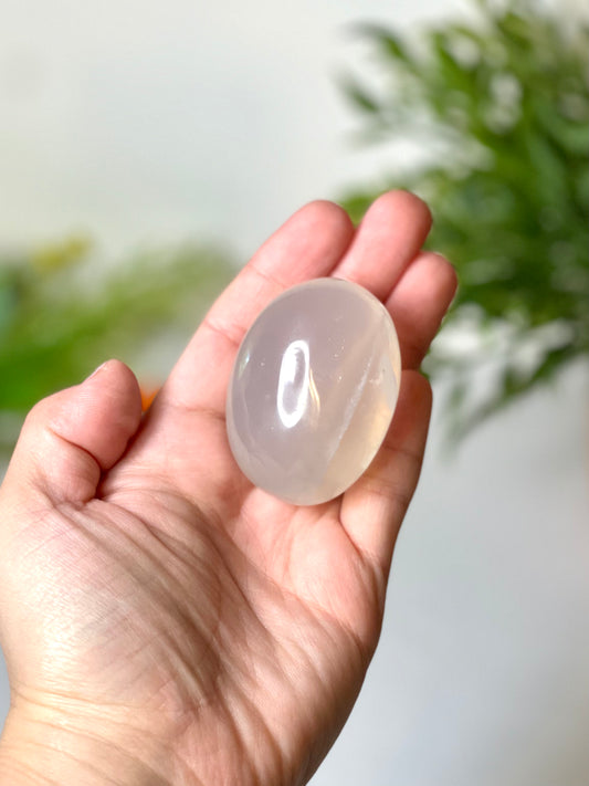 Blue Rose Quartz Palm