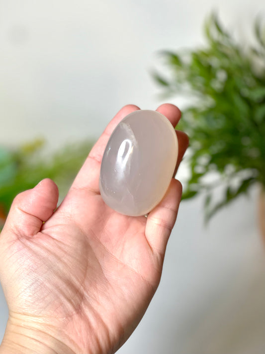 Blue Rose Quartz Palm