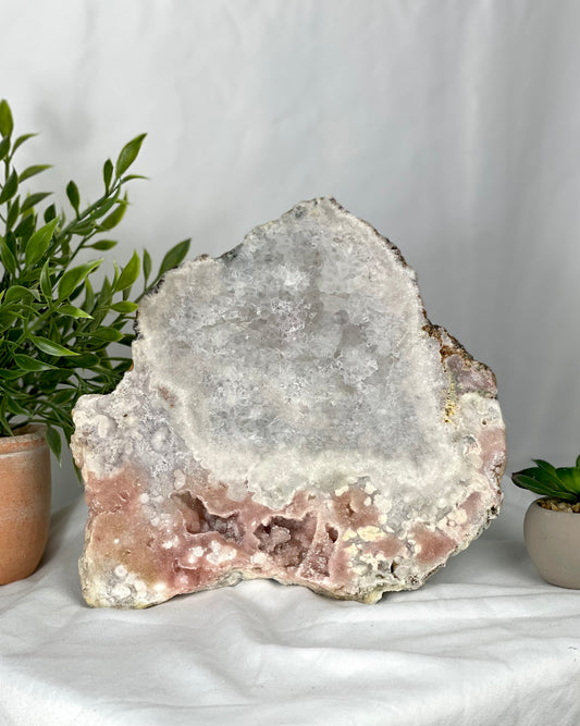 Large Druzy/Gemmy Pink Amethyst Slab